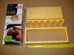 Forma pentru sushi Ibili 773810 Onigiri plastic bej - Img 2