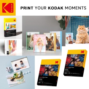 Fotopapier autoadeziv KODAK, 20 coli, A6, 120 gsm, suprafata lucioasa - Img 6