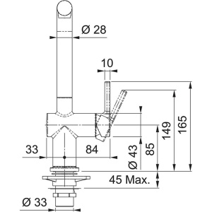 Franke 1150653391 Robinet de bucatarie Active L spray de extragere cromat - Img 3