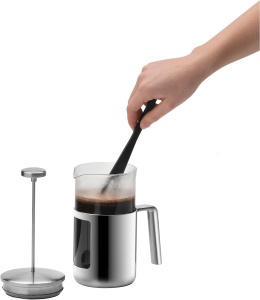 French Press WMF Kult 1L Cromargan pentru 6 cesti sticla rezistenta la caldura - Img 5