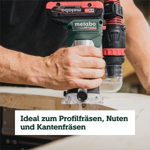 Freza de margine Metabo FMV 18 LTX BL 8, Motor Brushless, 68 mm - Img 5