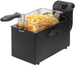 Friteuza Bestron AF357B 35L 2000W Negru Tehnologie Cool Zone