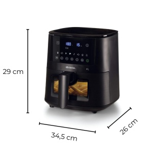 Friteuza cu aer Ariete 4633 4L, 1400 W, capacitate 4L, 9 programe, functie shake si grill, temperatura pana la 200degC, negru - Img 3
