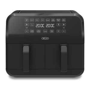 Friteuza cu aer cald Bella 8L, 1700W, negru, cu touchscreen si 8 functii