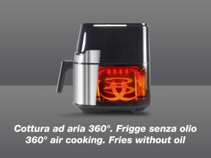Friteuza cu aer cald Beper P101FRI070 7L Touchscreen 8 programe - Img 4