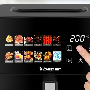 Friteuza cu aer cald BEPER P101FRI091, 9 Litri, 1800 W, Touchscreen - Img 7