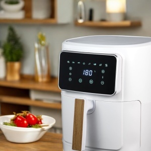 Friteuza cu aer cald Bergner Naturally, 6.9L, 1800W, 8 programe, acoperire ceramica - Img 7