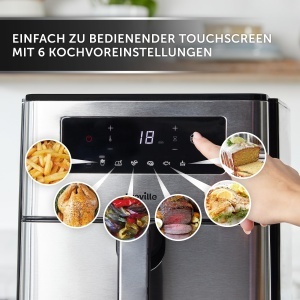 Friteuza cu aer cald Breville Halo VDF131X, 9L, 1700W, inox - Img 3