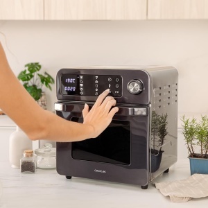 Friteuza cu aer cald Cecotec BakeFry 1500 Touch, 15 litri, 1700 W, inox - Img 5