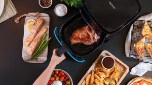 Friteuza cu aer cald Cecotec Cecofry Full InoxBlack Pro 5500, 5.5 L, 1700 W, finisaj inox - Img 7