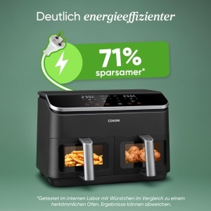 Friteuza cu aer cald COSORI, 8.5L, 1750W, Neagra - Img 6