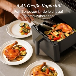 Friteuza cu aer cald COSORI Dual Blaze, 6.4L, 11-in-1, cu Wi-Fi - Img 6