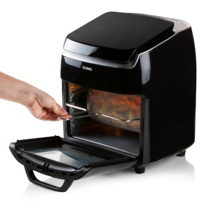 Friteuza cu aer cald DOMO DO534FR, 10 L, 1800 W, Negru