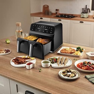 Friteuza cu aer cald Karaca Multifry XXXL 44 Litri, 1700 W, 2 camere - Img 2
