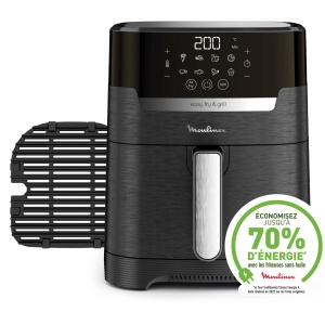 Friteuza cu aer cald Moulinex Easy Fry Grill EZ505810, 4.2L, 1550W, Negru - Img 2