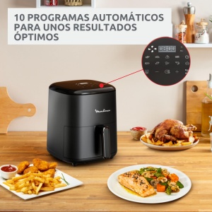 Friteuza cu aer cald Moulinex Easy Fry Max EZ245820ES, 5L, 1500W, Negru - Img 2
