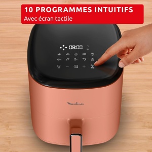 Friteuza cu aer cald Moulinex Easy Fry Pop EZ245TF0, 5 l, 10 programe, teracota - Img 7