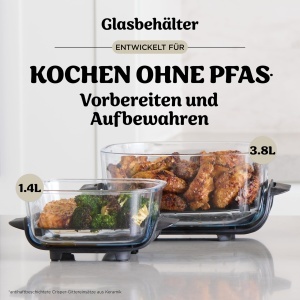 Friteuza cu aer cald Ninja CRISPi FN101EUST, 3.8L, 1700W, culoare Stein - Img 4