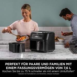 Friteuza cu aer cald Ninja Foodi AF200EU, 7,6 l, 4 in 1, negru - Img 9