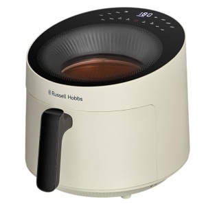 Friteuza cu aer cald Russell Hobbs 5L [10 programe|cu fereastra de vizualizare] AirFryer (friteuza fara ulei, prajit, gratar, prajit, coacere, max 200degC, poate fi folosita pentru masina de vase, smantana) SatisFry Panoramic 27421-56 - Img 14