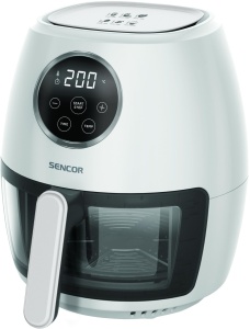 Friteuza cu aer cald Sencor SFR 5340WH, 3.5 L, 1300 W, Alb