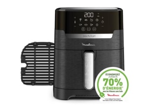Friteuza cu aer cald si grill Moulinex Easy Fry Grill EZ505810, 4.2 L, 8 programe, Negru - Img 4