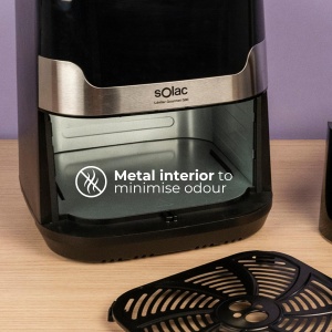 Friteuza cu aer cald Solac Leviter Gourmet G80 8L Ecran digital 8 programe presetate - Img 7