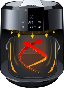 Friteuza cu aer cald Steba HF 5000 XL, 5.2L, 1800W, functie de mentinere la cald, Negru - Img 7