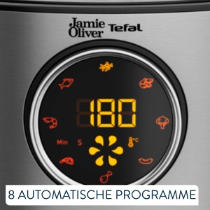 Friteuza cu aer cald Tefal Jamie Oliver EY11JD10, 1630 W, capacitate 4,2 L, inox - Img 5