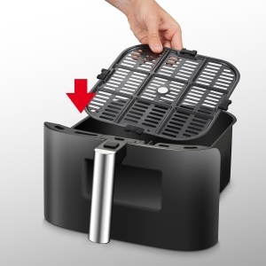 Friteuza cu aer cald Tescoma Dampf-Heiluftfritteuse President 1700W - Img 14