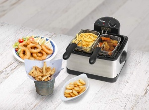 Friteuza cu ulei Bestron DF402B, 4 litri, 2000 W, inox - Img 2