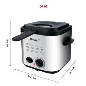 Friteuza cu ulei Steba DF 95, 1.2L, 840W, inox - Img 7