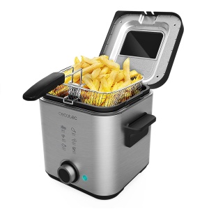 Friteuza electrica Cecotec CleanFry Advance 1500 Inox, 1.5L, 900W