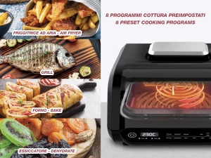 Friteuza multifunctionala BEPER P101FRI081, friteuza digitala cu LED cu 8 programe, gratar cu 4 moduri de gatit, temperatura pana la 230degC, temporizator pana la 120 min, incl. accesorii, negru - Img 4