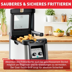 Friteuza Tefal Clear Duo, 1.2 Kg, neagra, cu sistem activ de filtrare - Img 8