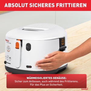 Friteuza Tefal FF1631 Filtra One | 1.900 W | Capacitate 1,2 kg | Sistem de ulei curat | Strecuratoare pentru reziduuri de prajit | Izolat termic | Alb sigur pentru masina de spalat vase - Img 7