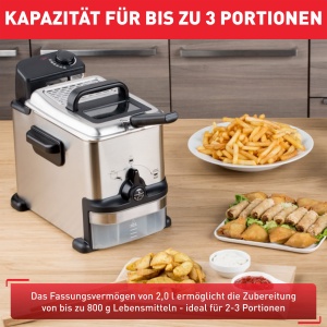 Friteuza Tefal Oleoclean Compact FR7016 2L Filtrare Automata NegruInox - Img 3