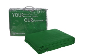 Fundal Fotografie Bresser F000404 2,5x3 m Verde Chromakey din Bumbac