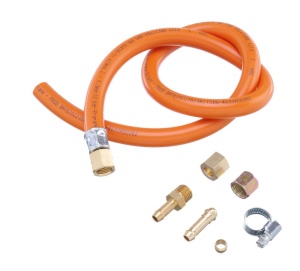 Furtun gaz Hendi pentru gratare Bake Grill si Roast Master 812 mm portocaliu
