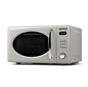G3 Ferrari Sapormio Vintage G10155 Cuptor cu microunde vintage cu combo digital, 1150 W, 20 litri, 8 programe, 4 moduri de gatit, accesorii incluse, cronometru 60 min, creta