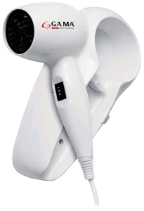 Gama Italy Professional - Phon da Parete - Motor de curent continuu ultra-usor - putere 1200 W - Practic si la indemana - 200 gr