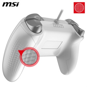 Gamepad MSI Force GC200 White cablu USB 30 vibratii duale analog sticks avansate - Img 5