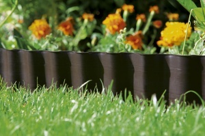 Gardena Beeteinfassung 20 cm, Rame pentru Rasen, 9 m, Plastic, Culoare Maro - Img 2