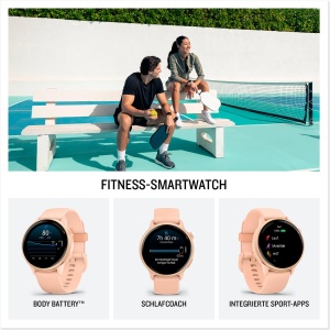 Garmin Vivoactive 6 42mm Smartwatch Fitness AMOLED Display 11 Zile Autonomie - Img 2