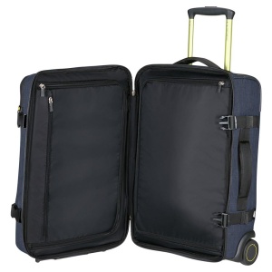 Geanta de voiaj Samsonite Securipak cu role, 57 cm, 39 L, albastra - Img 3