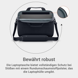 Geanta laptop Dell EcoLoop Pro Slim 15.6, 600D, design ergonomic - Img 2