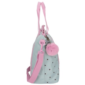 Geanta pentru laptop Joumma Bags Mickey Minnie Kisses, 45.5 cm, albastra - Img 2