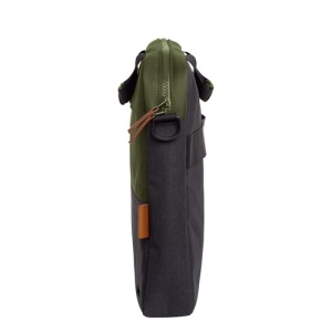 Geanta pentru laptop Trust Lisboa 16 inch, geanta de umar barbati femei cu curea de carucior, geanta din sticle PET reciclate, geanta de lucru pentru afaceri de calatorie MacBook notebook HP Dell Asus Lenovo - verde - Img 11