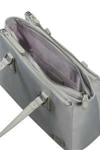 Geanta umar Samsonite Essentially Karissa, 3 compartimente, 34 cm, Gri - Img 2