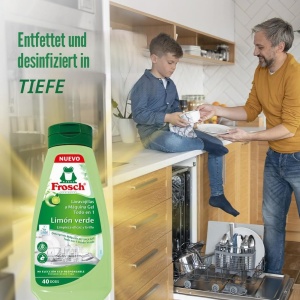 Gel de spalat vase Frosch, 650 ml, cu extract de lamaie verde, fara microplastice - Img 6